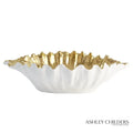 GLOBAL VIEWS ORGANIC WAVE OVAL BOWL - Decorative Accents