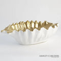 GLOBAL VIEWS ORGANIC WAVE OVAL BOWL - Decorative Accents