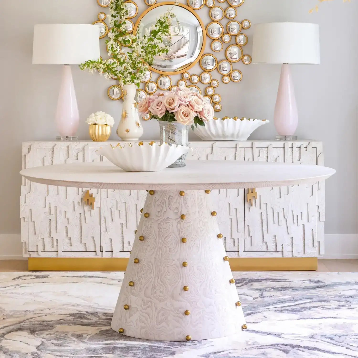 GLOBAL VIEWS ORGANIC WAVE OVAL BOWL - Decorative Accents