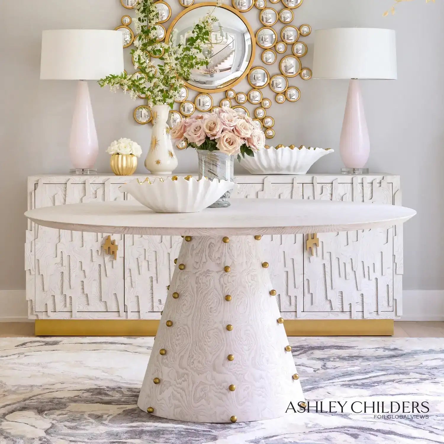 GLOBAL VIEWS ORGANIC WAVE OVAL BOWL - Decorative Accents