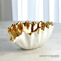 GLOBAL VIEWS ORGANIC WAVE OVAL BOWL - Decorative Accents