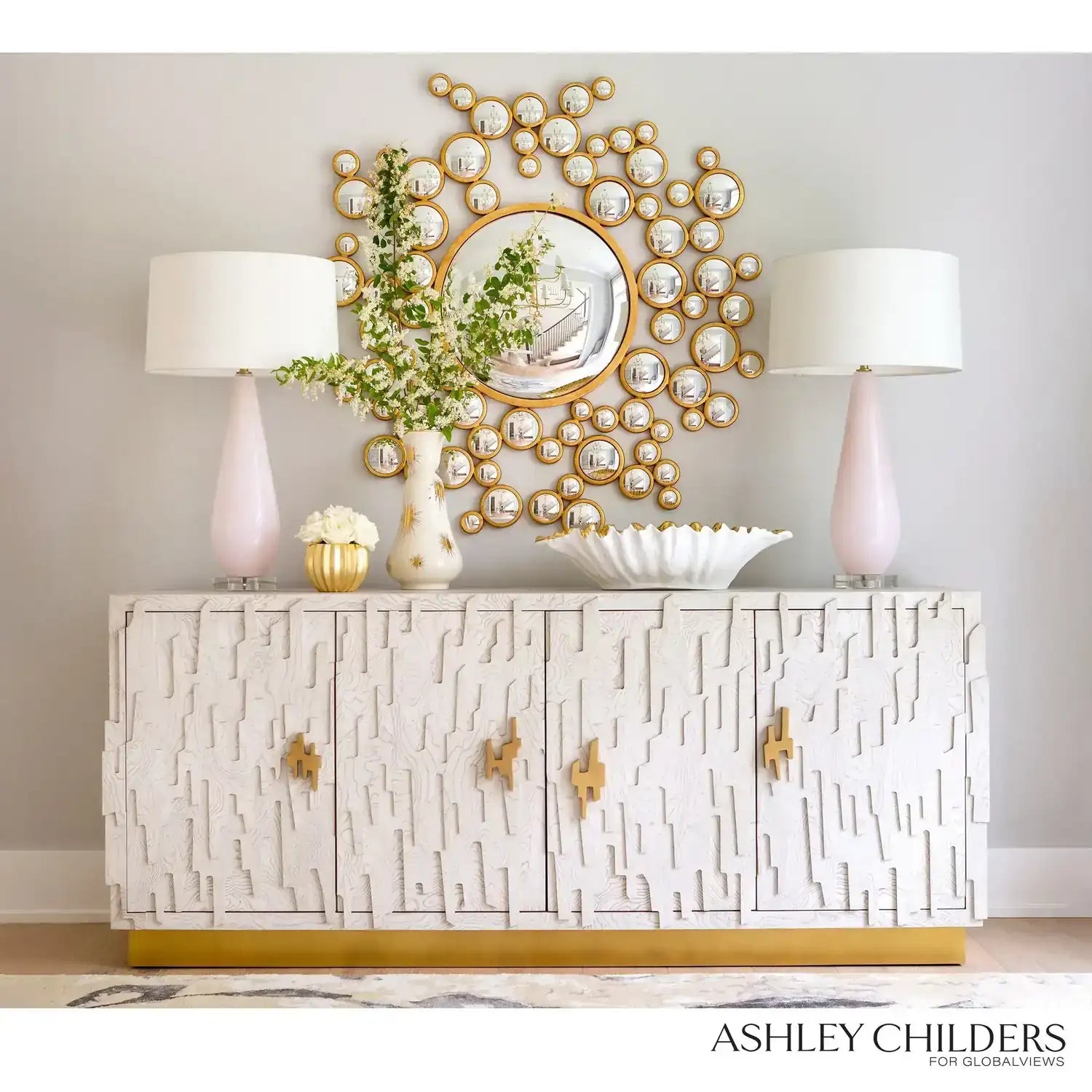 GLOBAL VIEWS ORGANIC WAVE OVAL BOWL - Decorative Accents