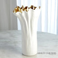 GLOBAL VIEWS ORGANIC WAVE TALL BOWL - Decorative Accents