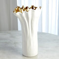 GLOBAL VIEWS ORGANIC WAVE TALL BOWL - Decorative Accents