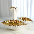 GLOBAL VIEWS ORGANIC WAVE TALL BOWL - Decorative Accents