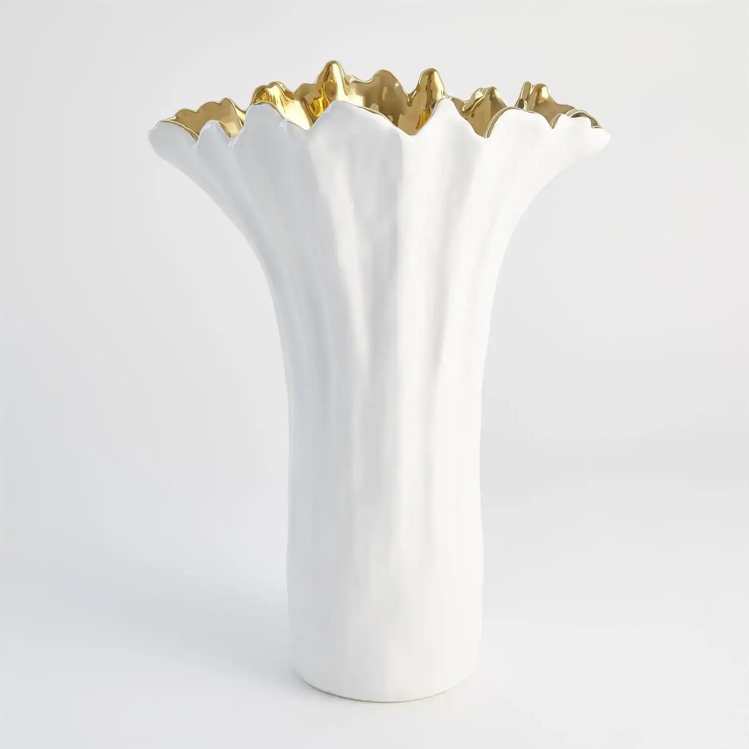 GLOBAL VIEWS ORGANIC WAVE TALL BOWL - Decorative Accents