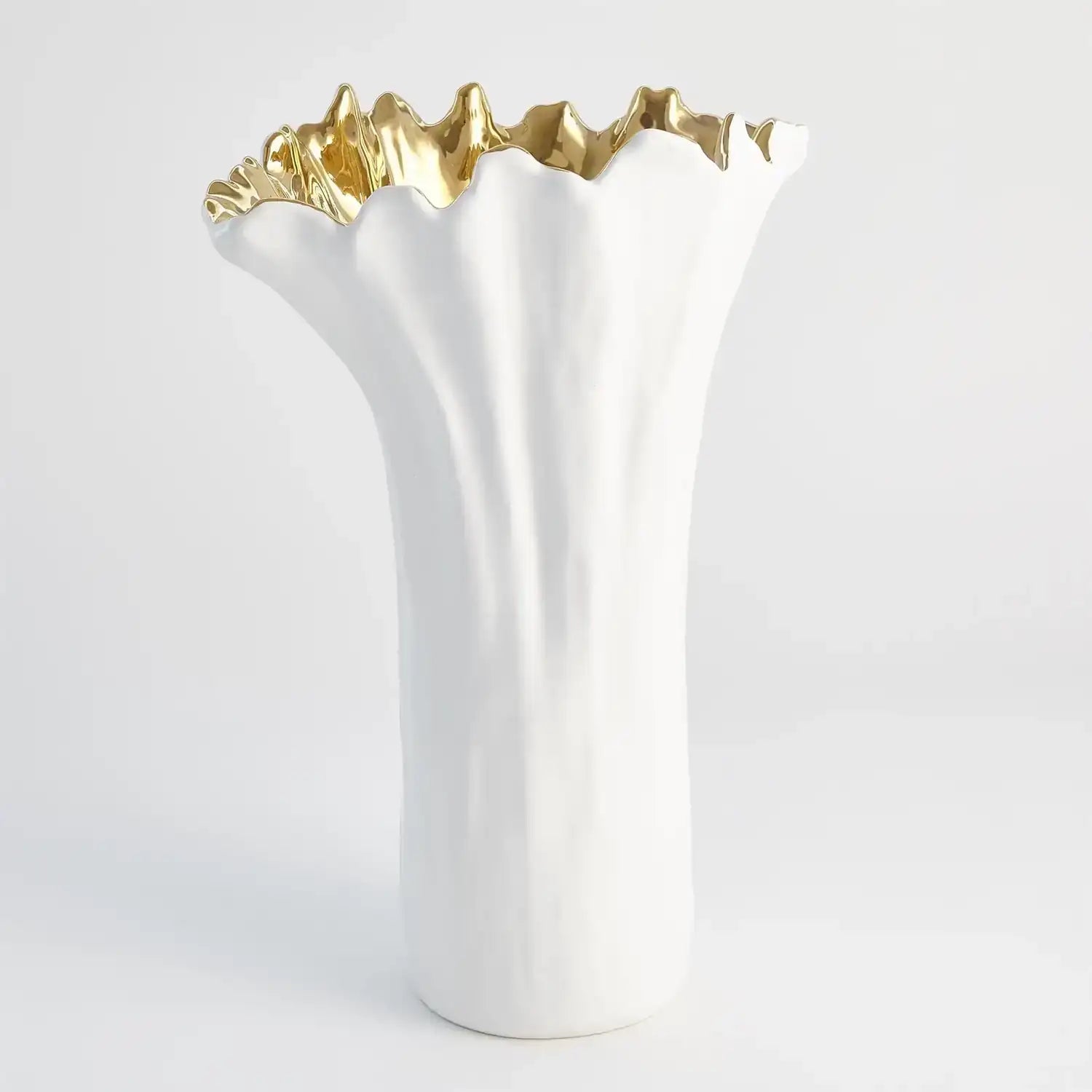 GLOBAL VIEWS ORGANIC WAVE TALL BOWL - Decorative Accents