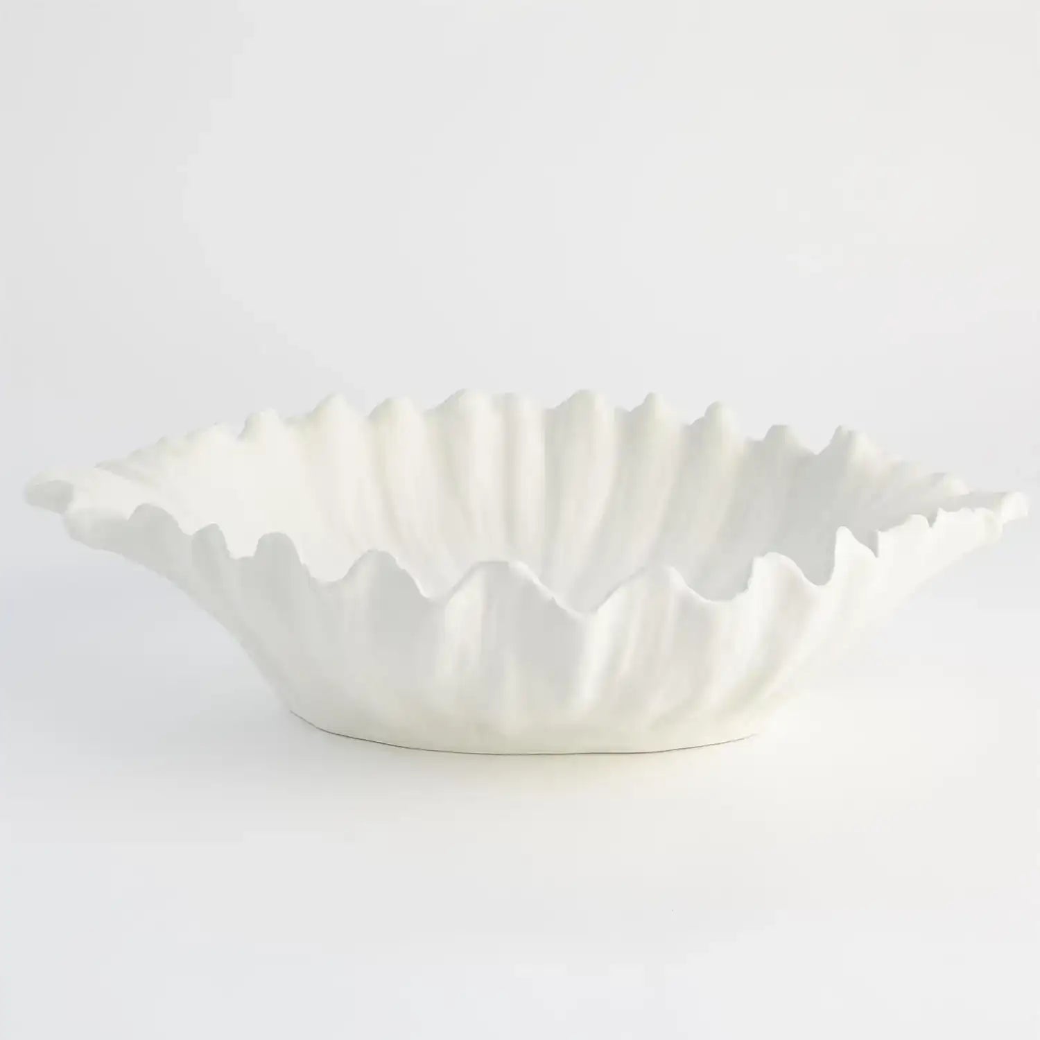 GLOBAL VIEWS ORGANIC WAVE OVAL BOWL - Decorative Accents