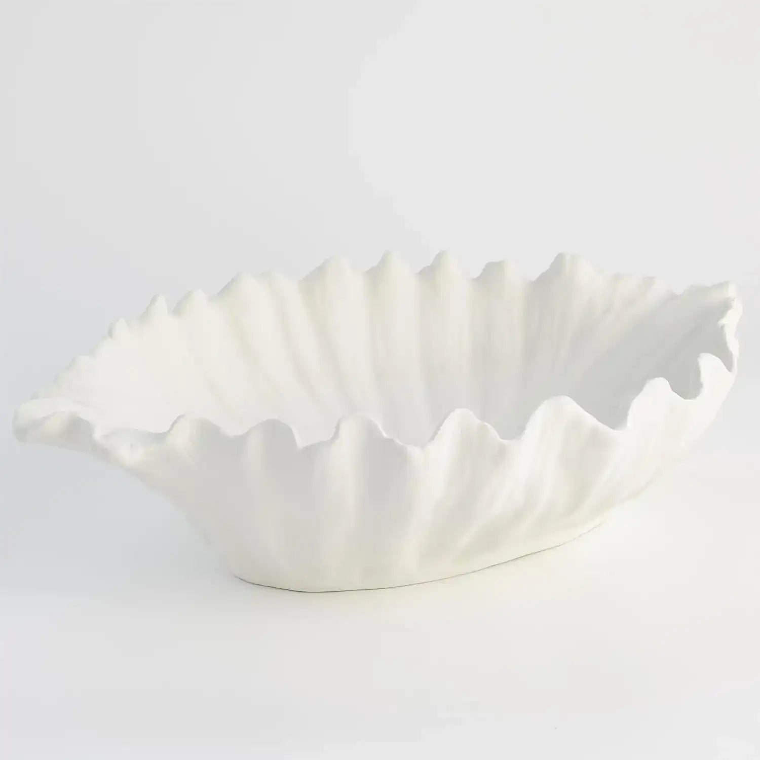GLOBAL VIEWS ORGANIC WAVE OVAL BOWL - Decorative Accents