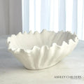 GLOBAL VIEWS ORGANIC WAVE OVAL BOWL - Decorative Accents