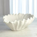 GLOBAL VIEWS ORGANIC WAVE OVAL BOWL - Decorative Accents