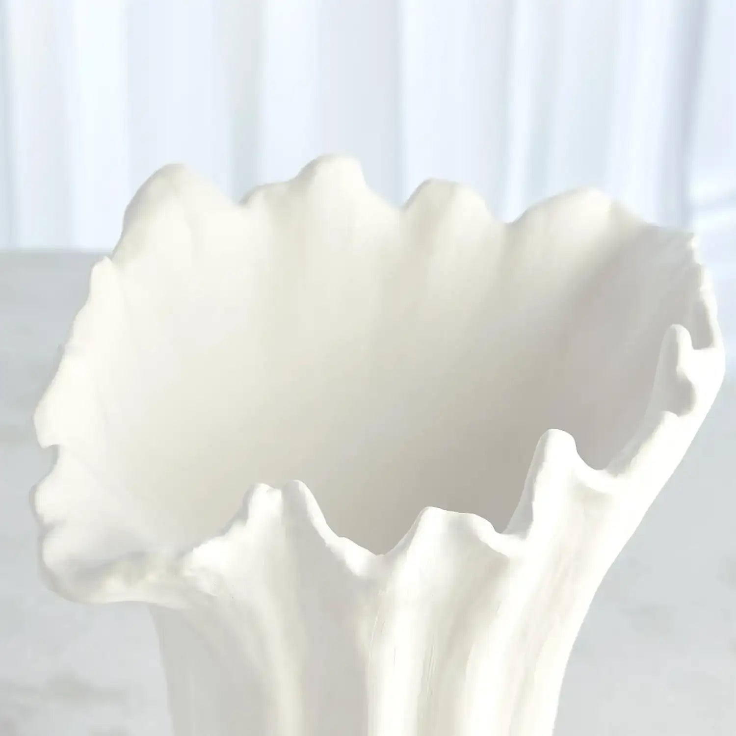 GLOBAL VIEWS ORGANIC WAVE TALL BOWL - Decorative Accents
