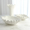 GLOBAL VIEWS ORGANIC WAVE TALL BOWL - Decorative Accents