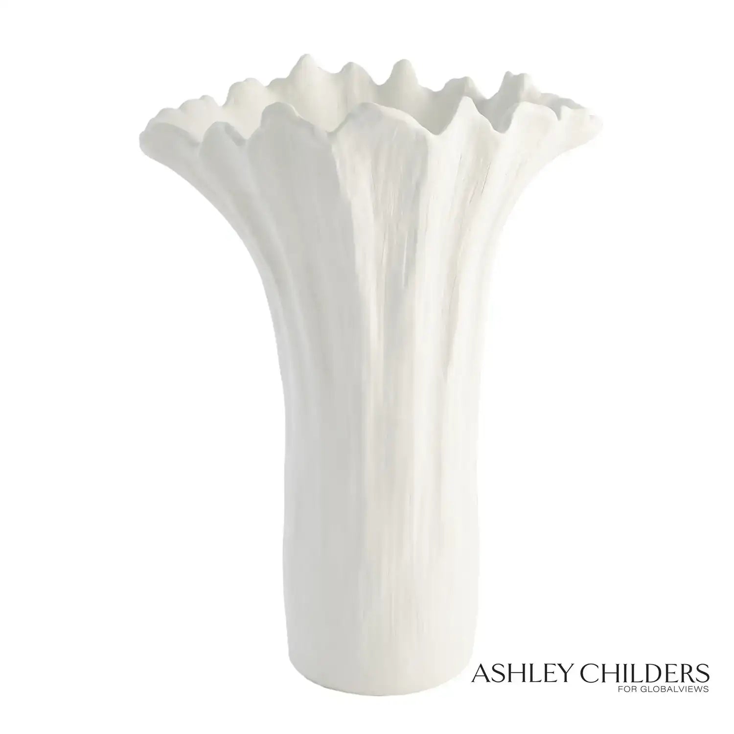 GLOBAL VIEWS ORGANIC WAVE TALL BOWL - Decorative Accents