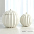 GLOBAL VIEWS SPICCHI LINE BOWL W/LID - Decorative Accents