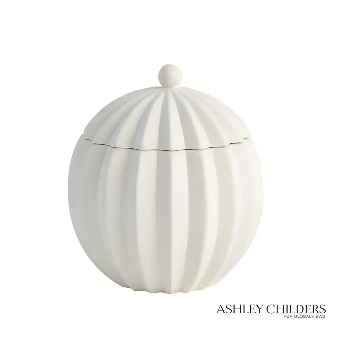 GLOBAL VIEWS SPICCHI LINE BOWL W/LID - Decorative Accents