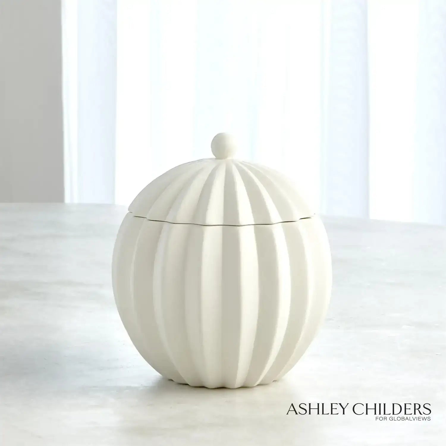 GLOBAL VIEWS SPICCHI LINE BOWL W/LID - Decorative Accents