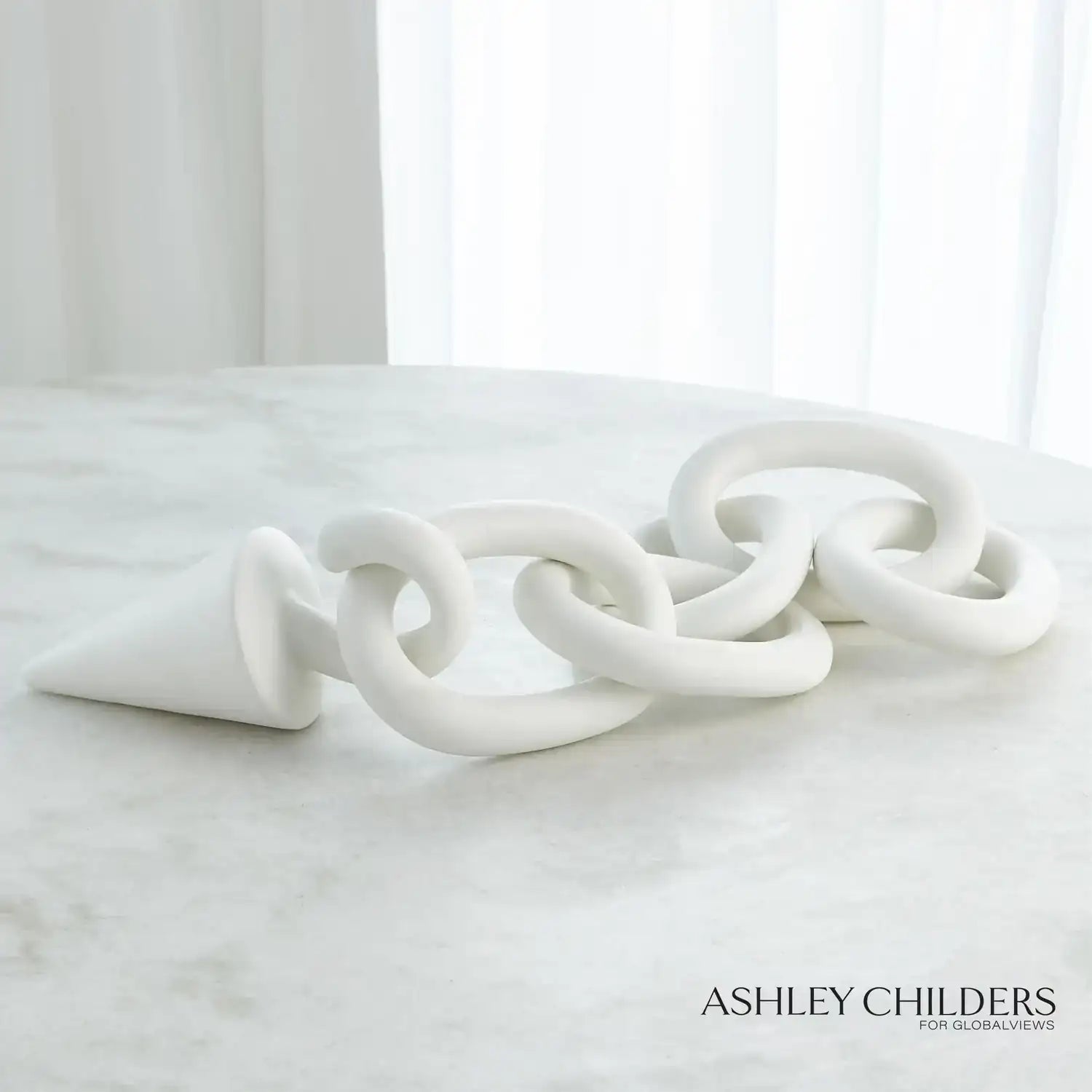 GLOBAL VIEWS RINGS OBJECT W/CONE - Decorative Accents