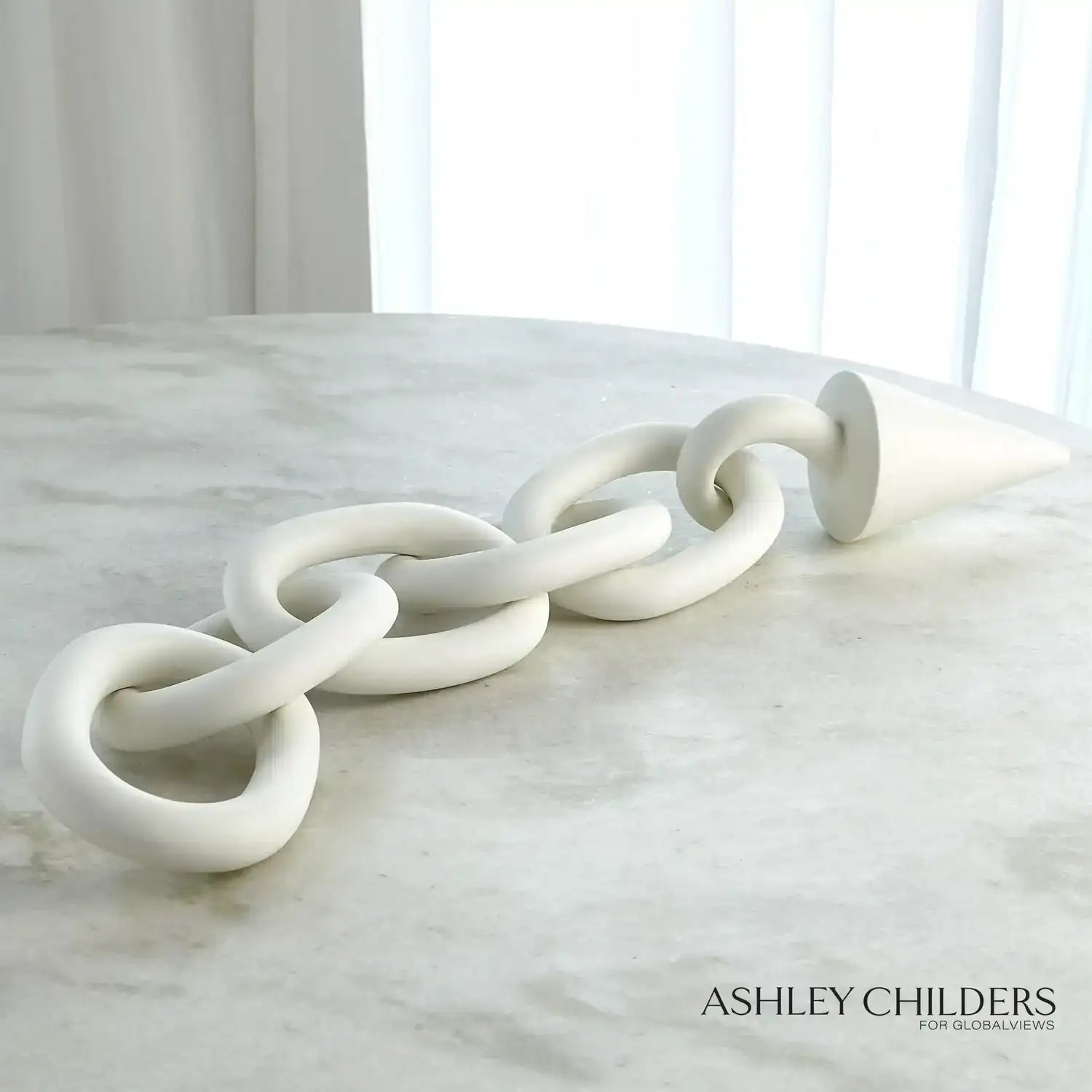 GLOBAL VIEWS RINGS OBJECT W/CONE - Decorative Accents