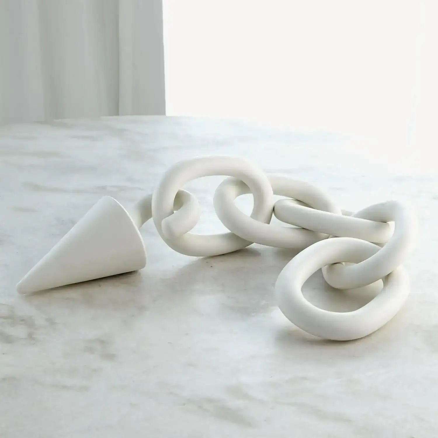 GLOBAL VIEWS RINGS OBJECT W/CONE - Decorative Accents