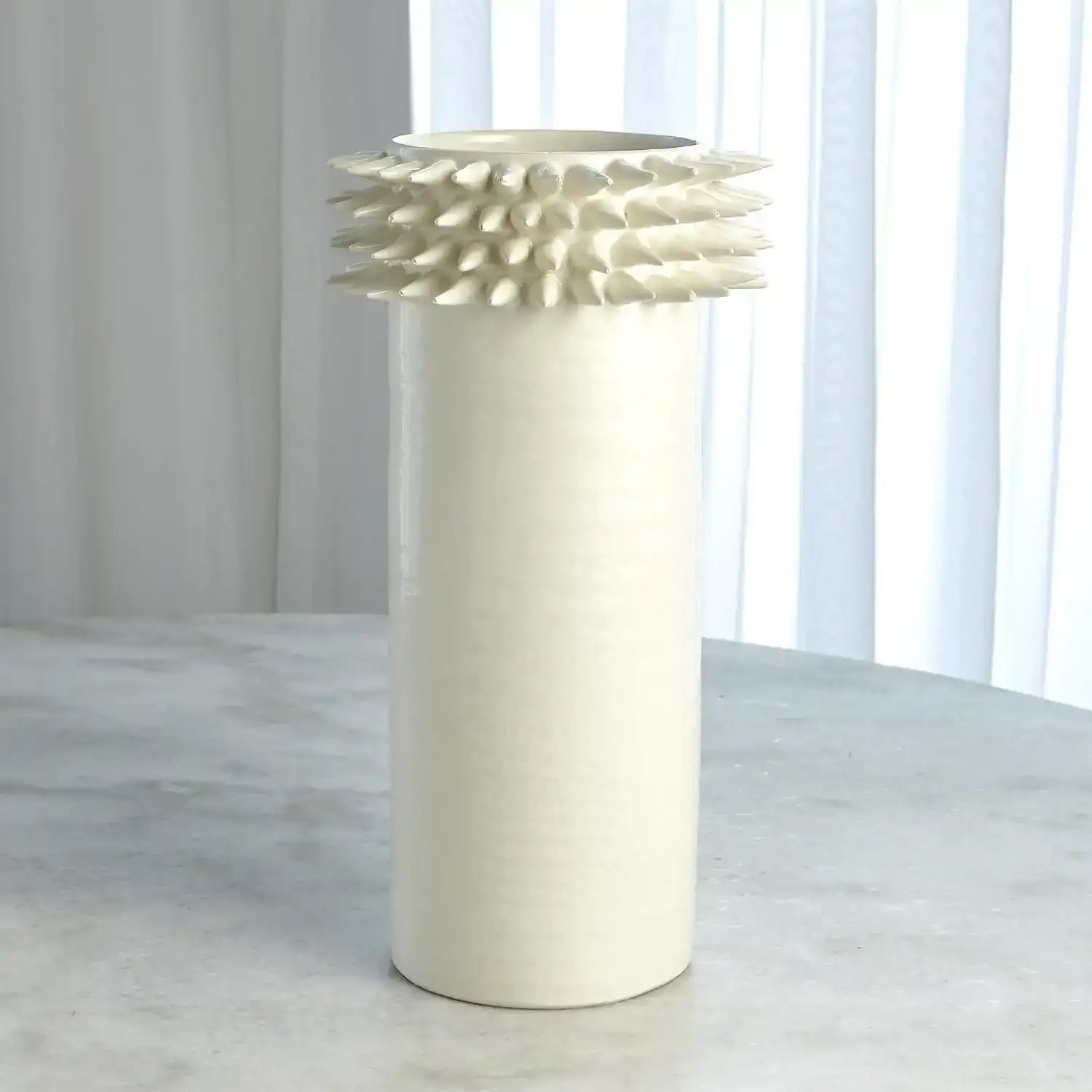 GLOBAL VIEWS SPIKE CYLINDER VASE - Decorative Accents