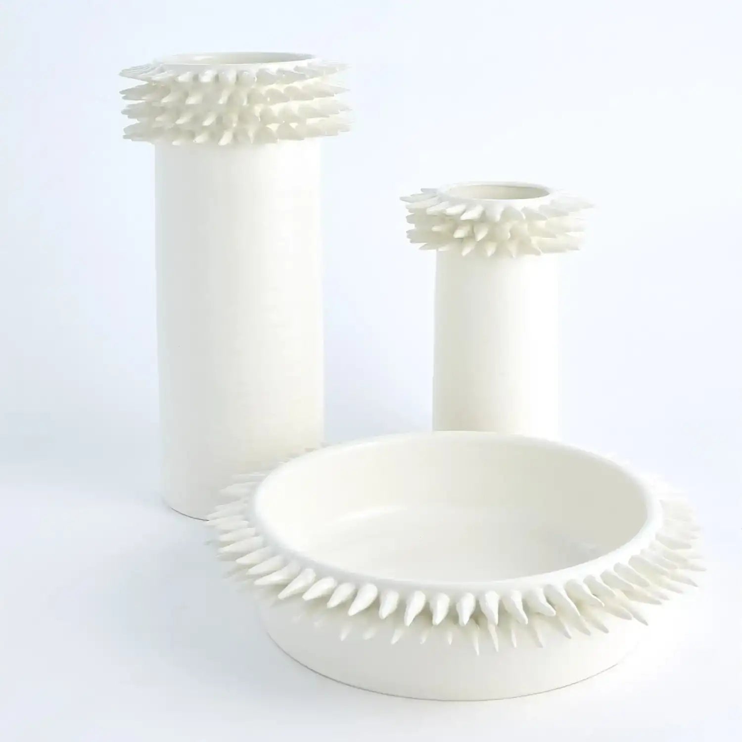 GLOBAL VIEWS SPIKE CYLINDER VASE - Decorative Accents