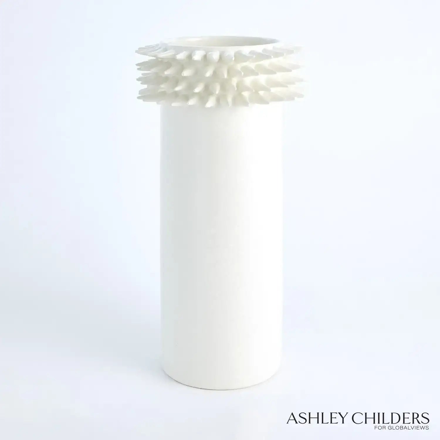 GLOBAL VIEWS SPIKE CYLINDER VASE - Decorative Accents