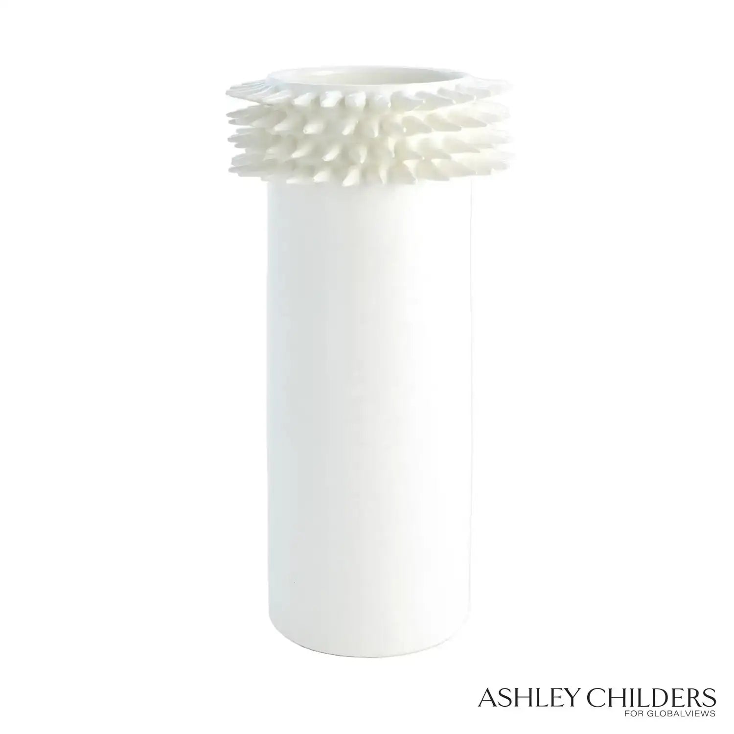 GLOBAL VIEWS SPIKE CYLINDER VASE - Decorative Accents