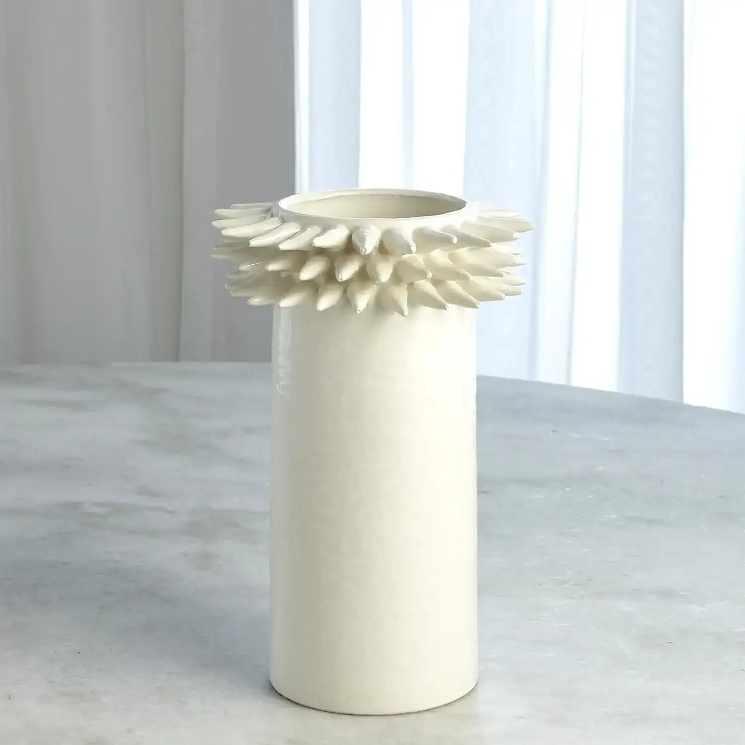 GLOBAL VIEWS SPIKE CYLINDER VASE - Decorative Accents