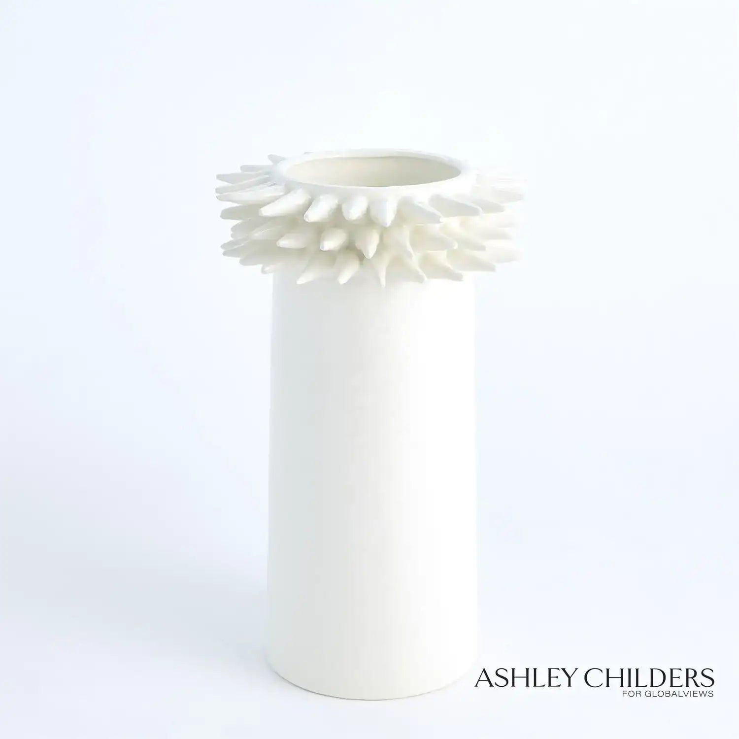 GLOBAL VIEWS SPIKE CYLINDER VASE - Decorative Accents