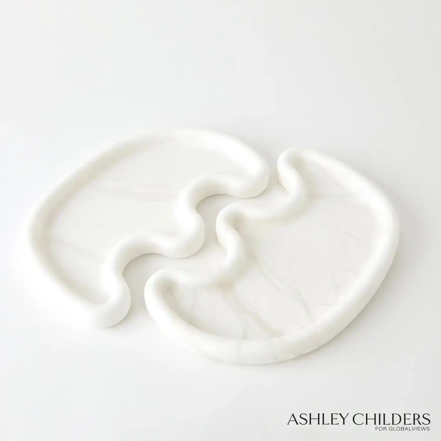 GLOBAL VIEWS AMERA ALABASTER TRAY - Decorative Accents