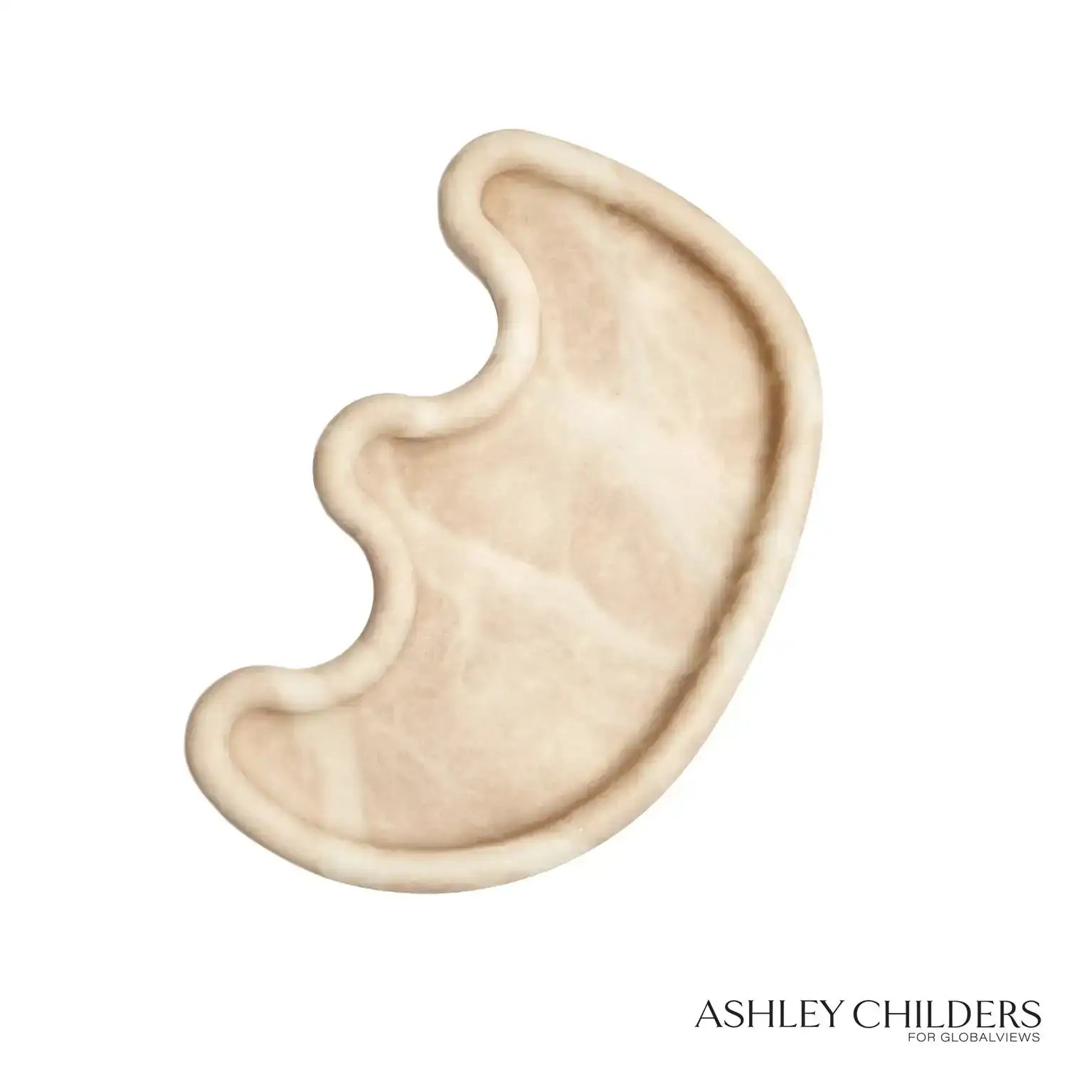 GLOBAL VIEWS AMERA ALABASTER TRAY - Decorative Accents