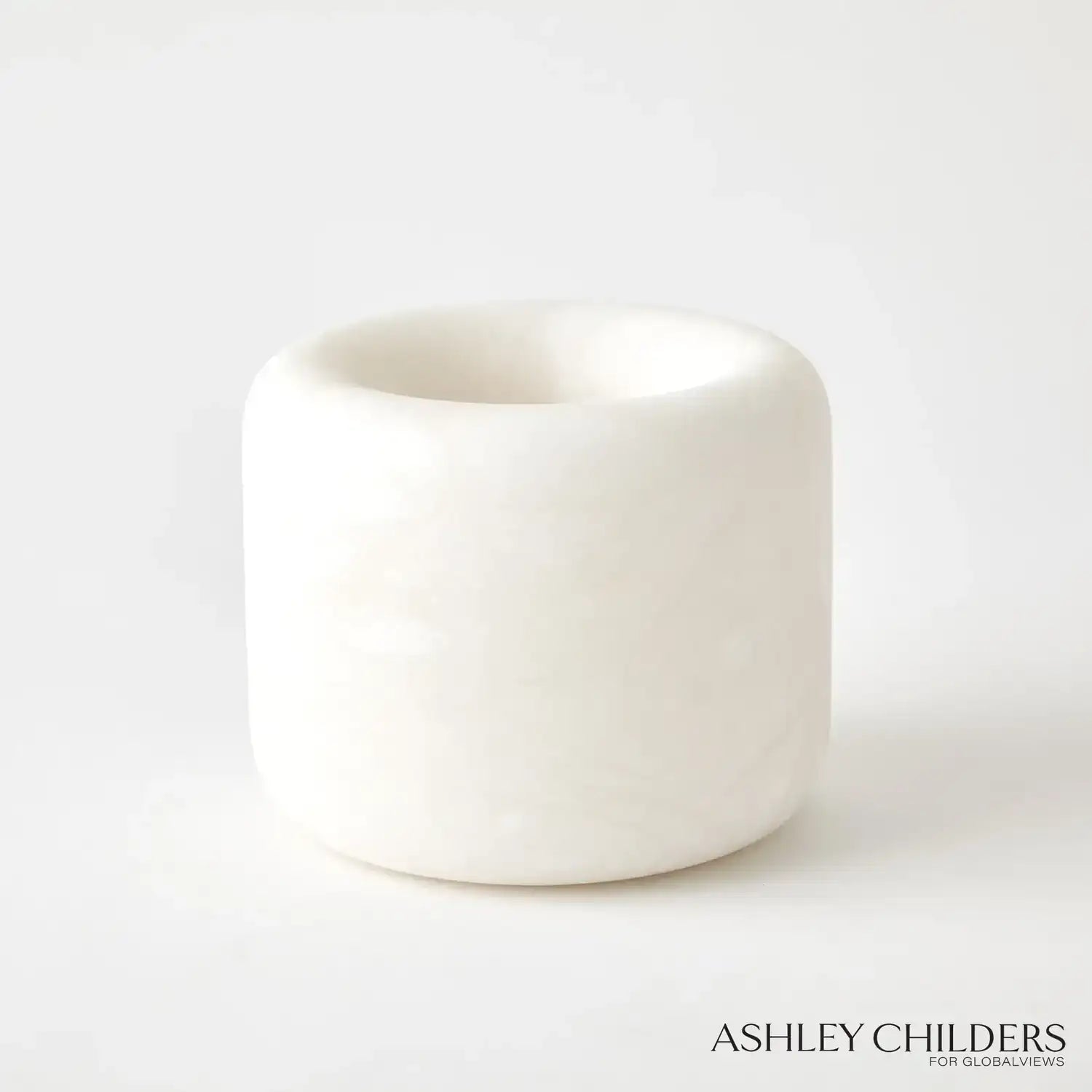 GLOBAL VIEWS ALABASTER RING BOWL - Decorative Accents