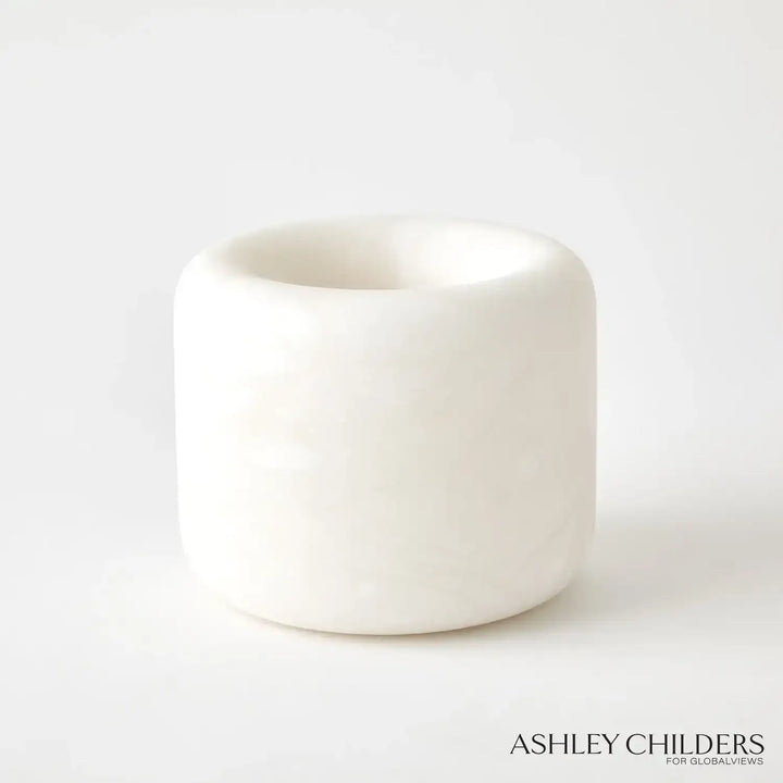GLOBAL VIEWS ALABASTER RING BOWL - Decorative Accents