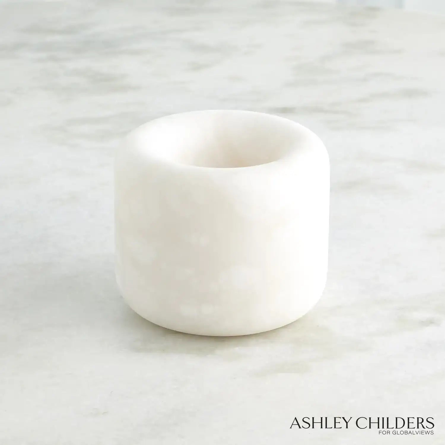 GLOBAL VIEWS ALABASTER RING BOWL - Decorative Accents