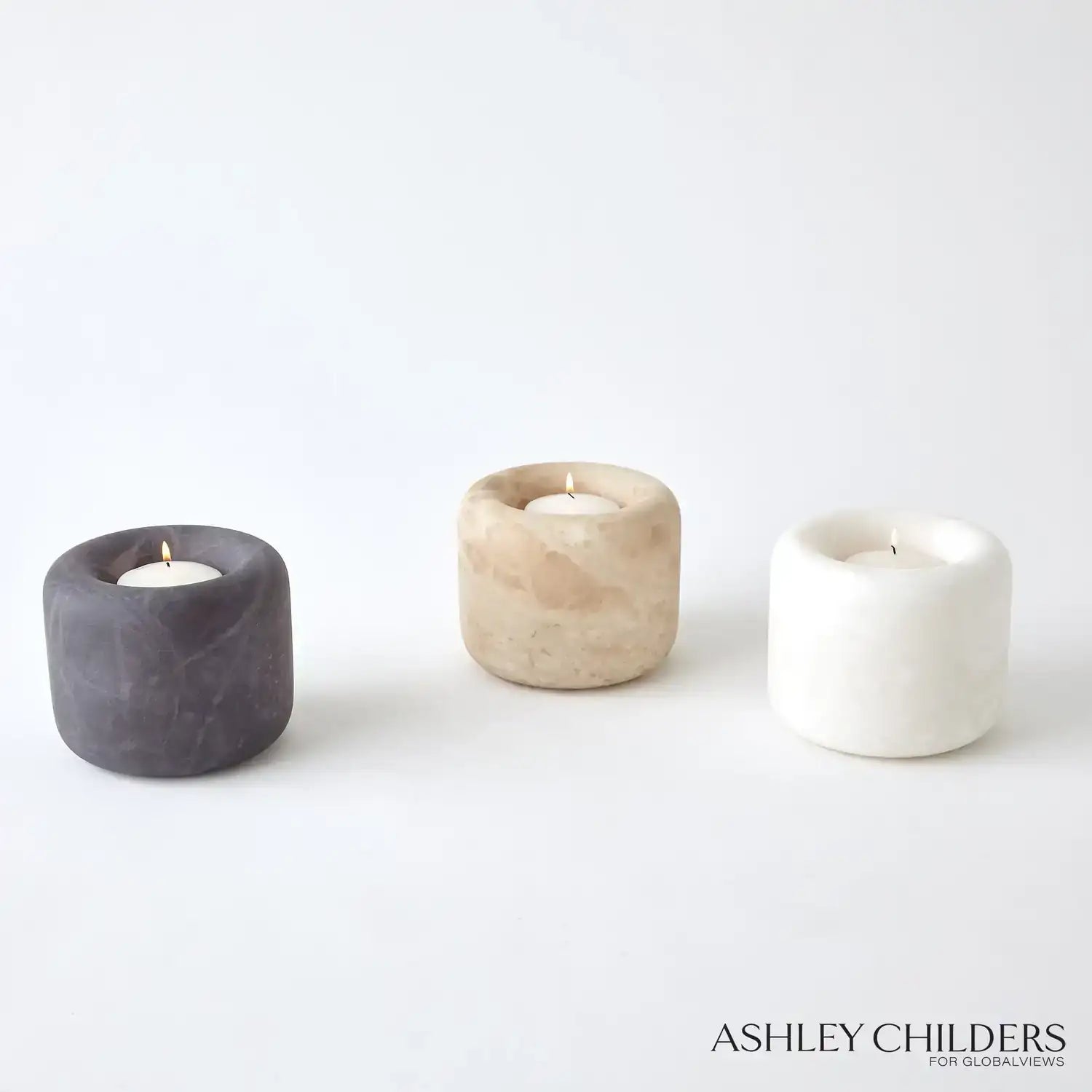 GLOBAL VIEWS ALABASTER RING BOWL - Decorative Accents