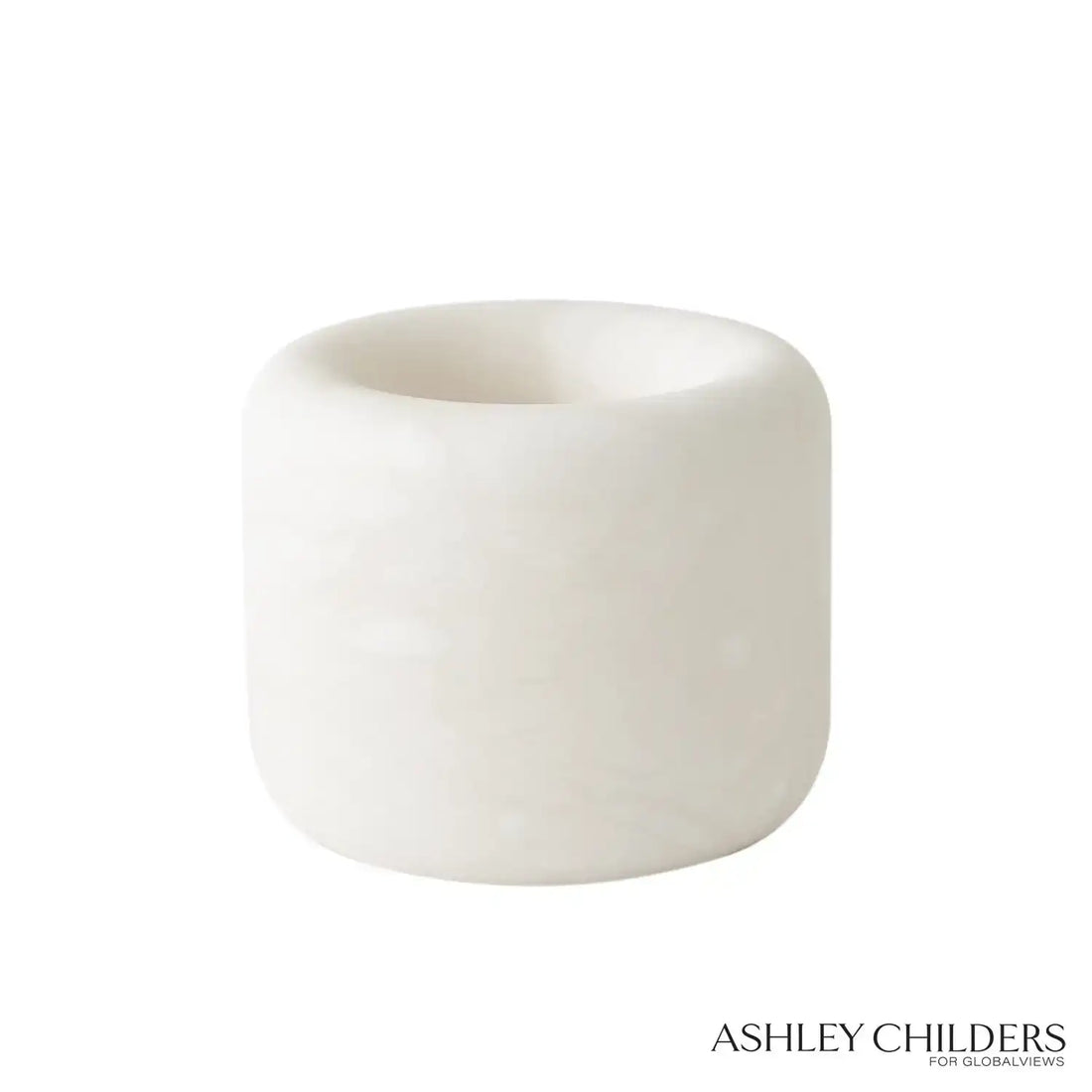 GLOBAL VIEWS ALABASTER RING BOWL - Decorative Accents