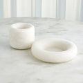 GLOBAL VIEWS ALABASTER RING BOWL - Decorative Accents