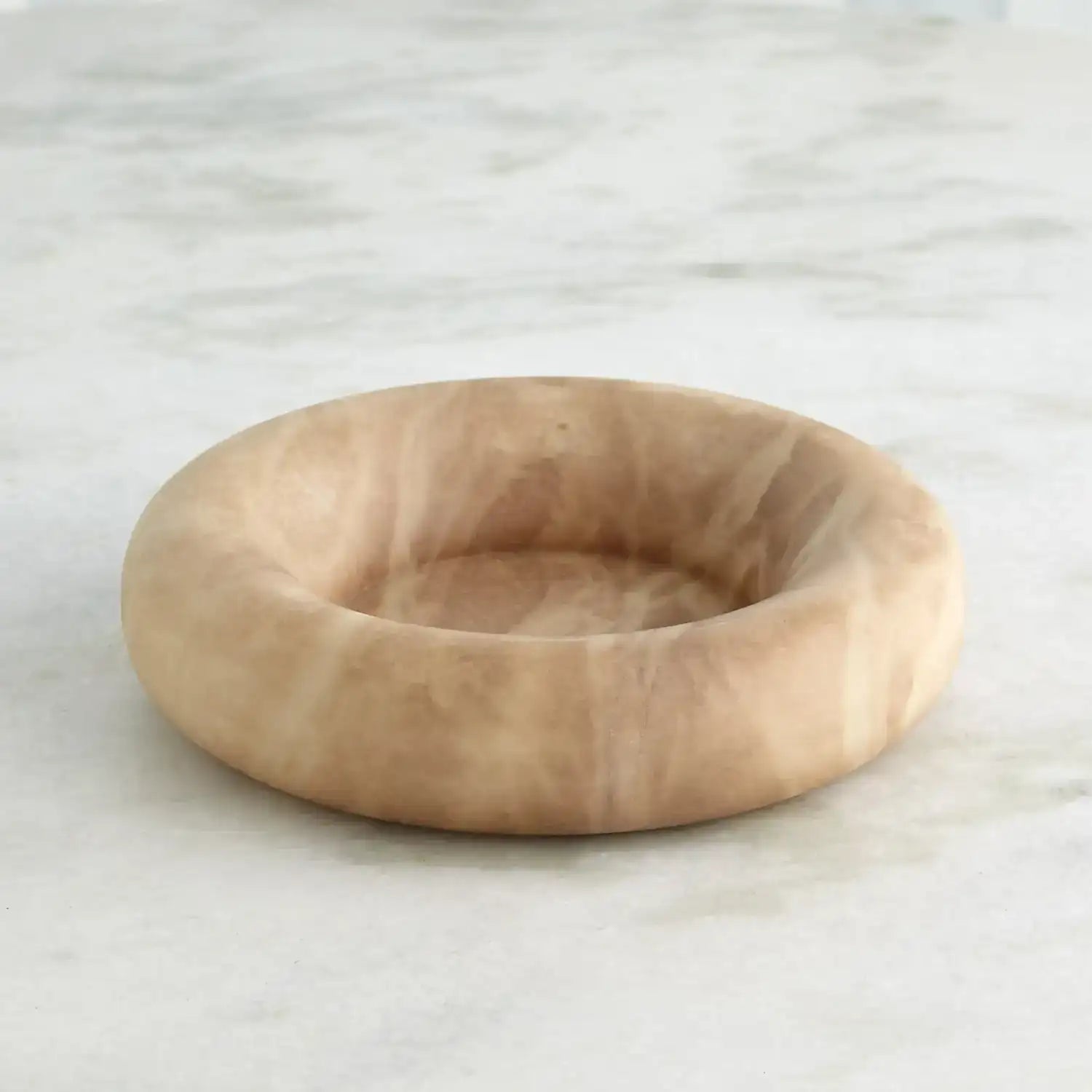 GLOBAL VIEWS ALABASTER RING BOWL - Decorative Accents