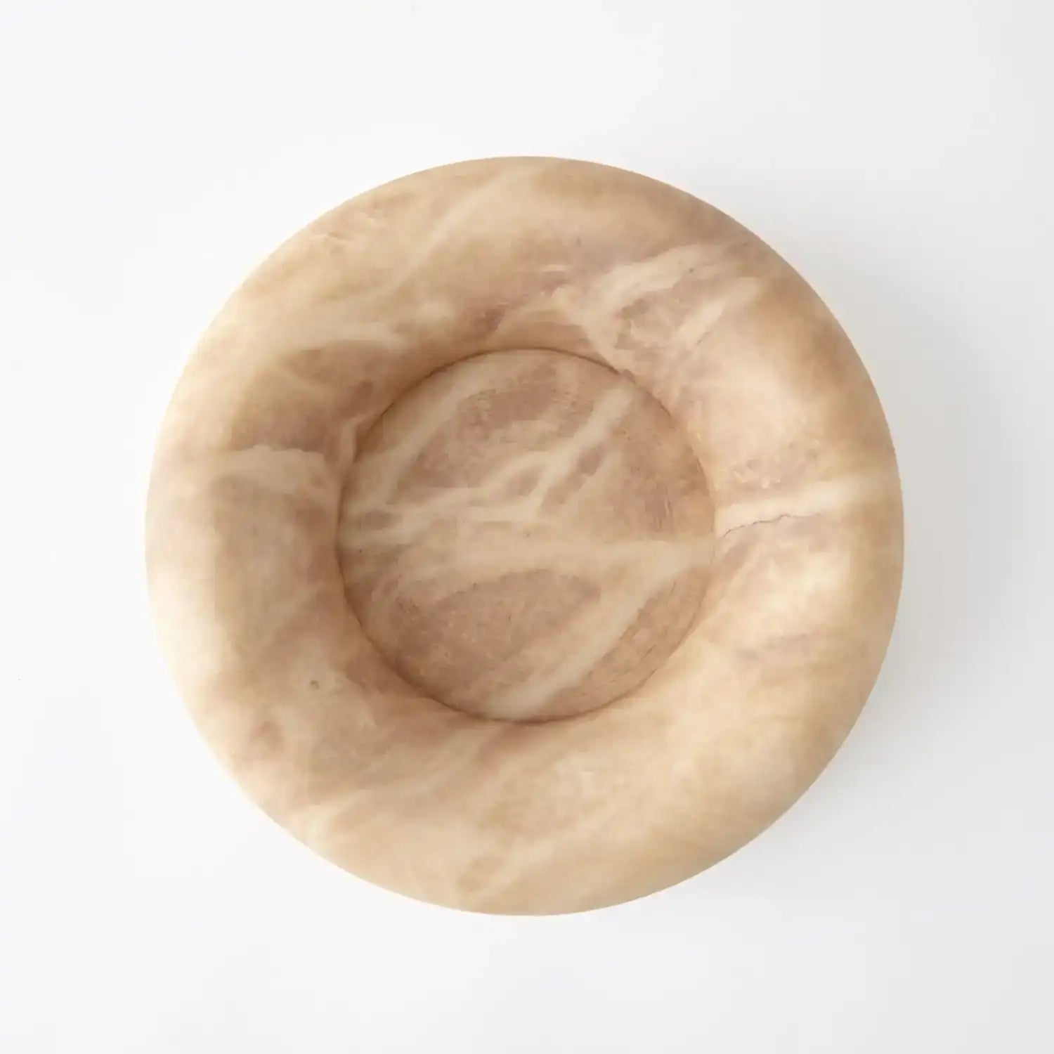 GLOBAL VIEWS ALABASTER RING BOWL - Decorative Accents