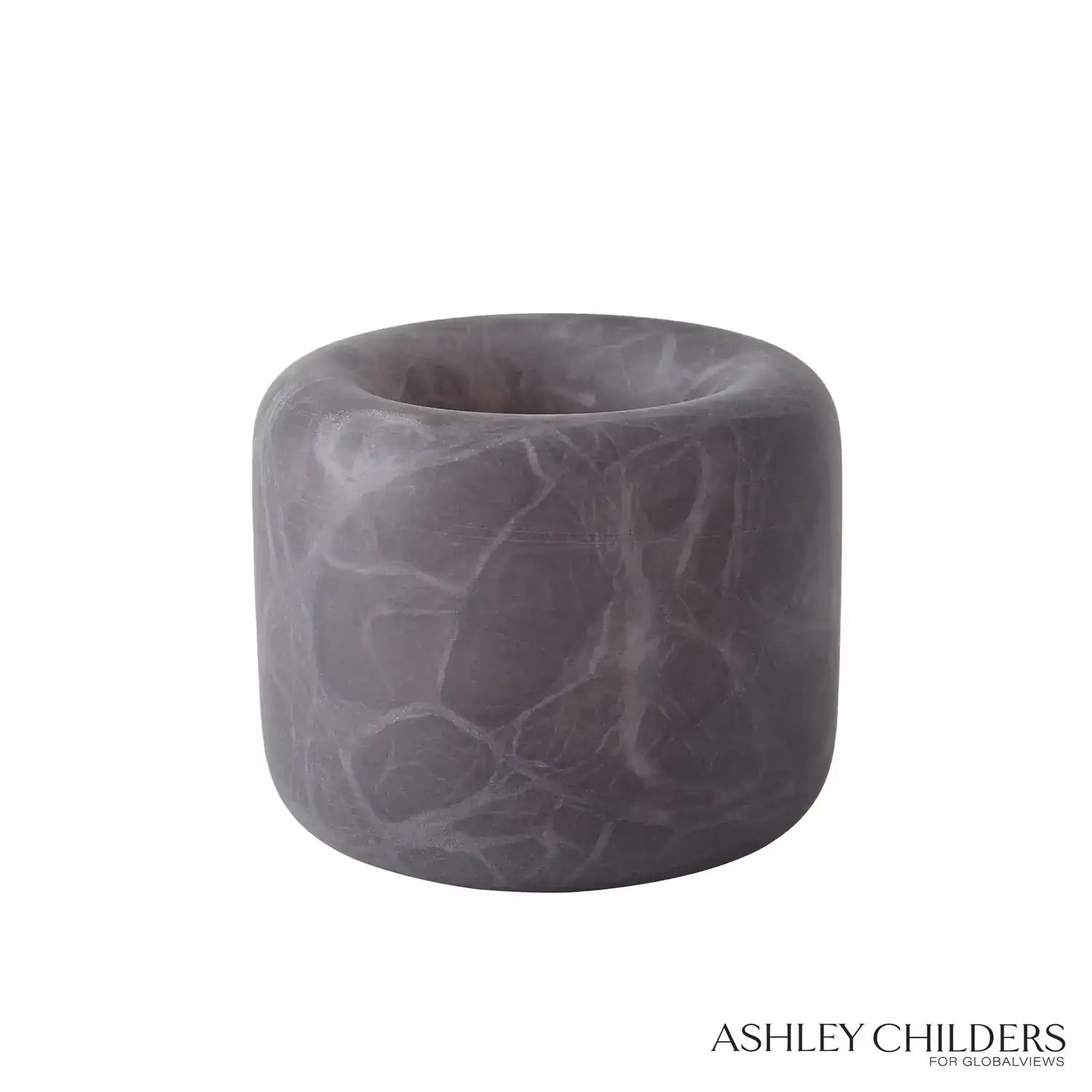 GLOBAL VIEWS ALABASTER RING BOWL - Decorative Accents