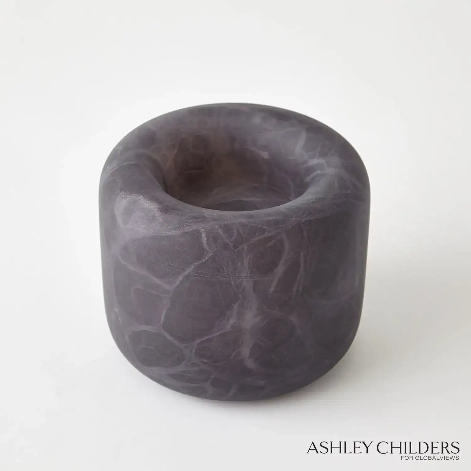 GLOBAL VIEWS ALABASTER RING BOWL - Decorative Accents
