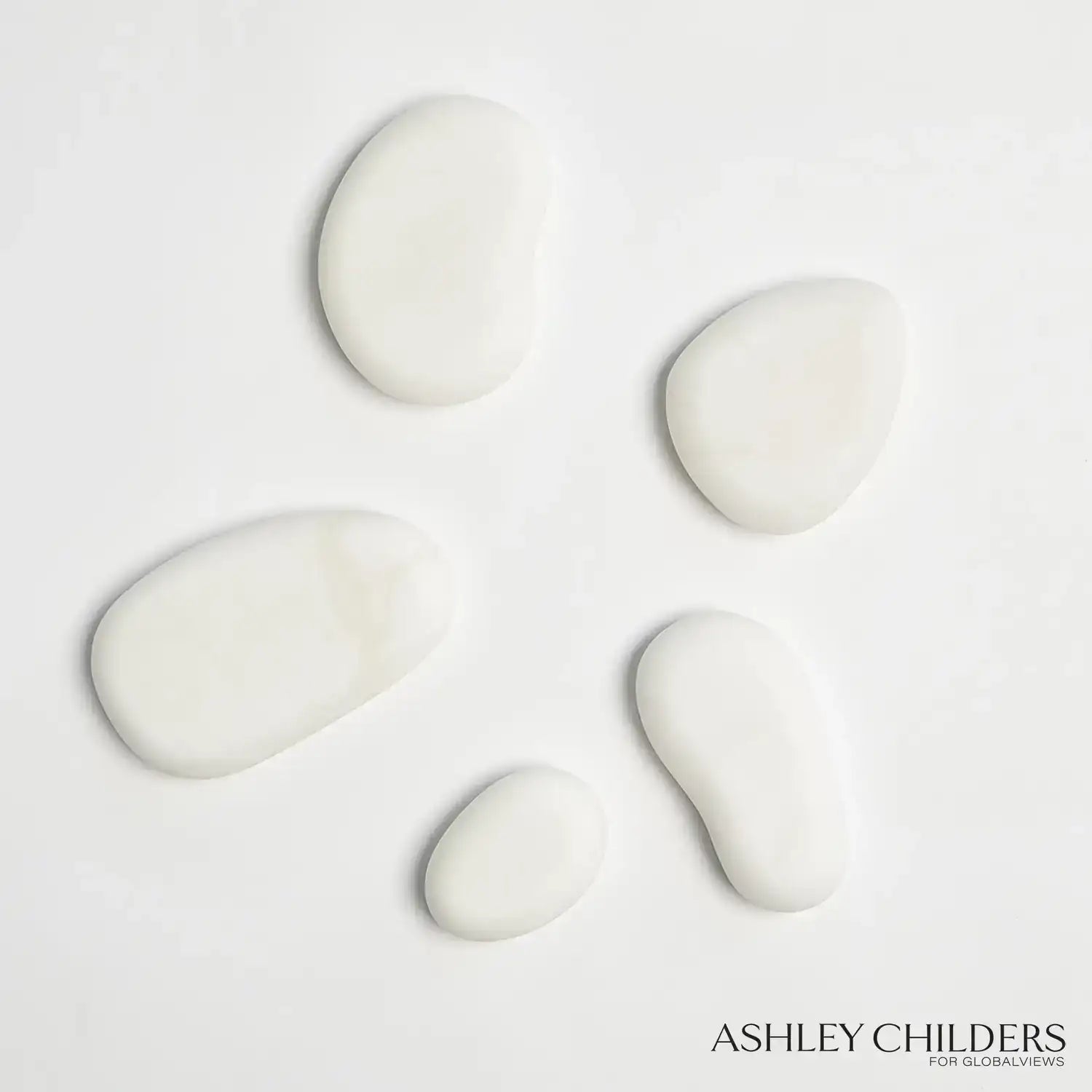 GLOBAL VIEWS S/5 ALABASTER RIVER ROCKS - Decorative Accents