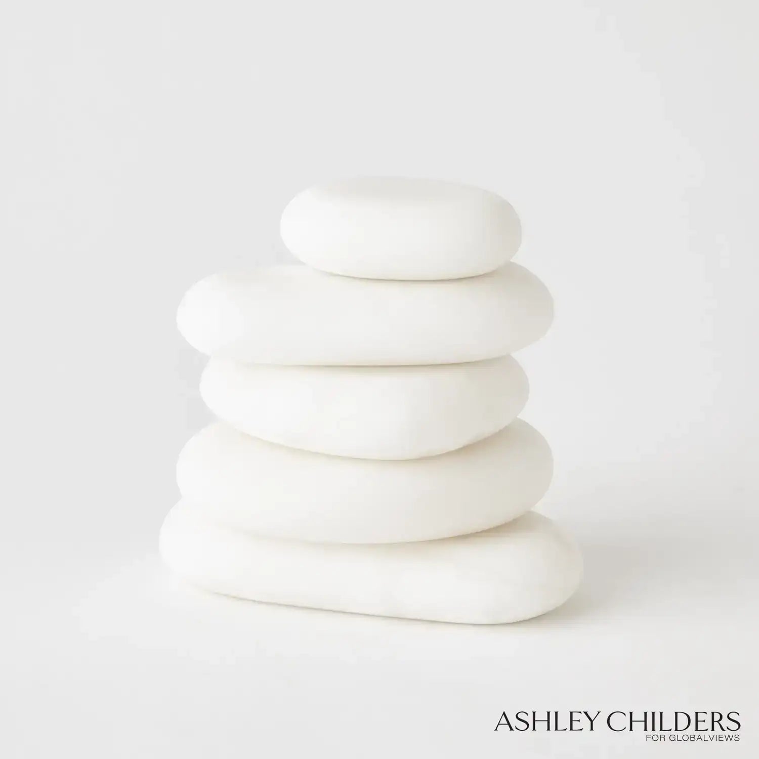 GLOBAL VIEWS S/5 ALABASTER RIVER ROCKS - Decorative Accents