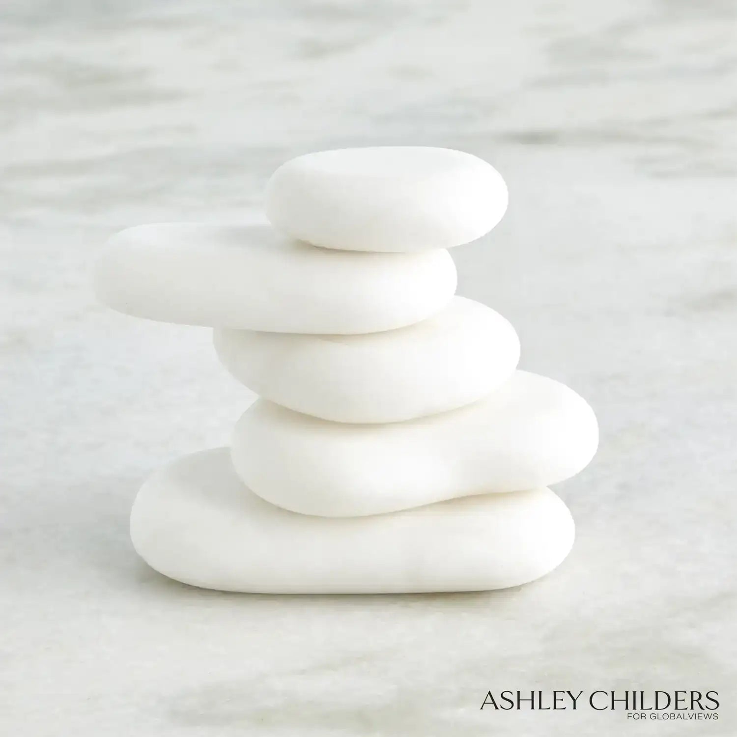 GLOBAL VIEWS S/5 ALABASTER RIVER ROCKS - Decorative Accents
