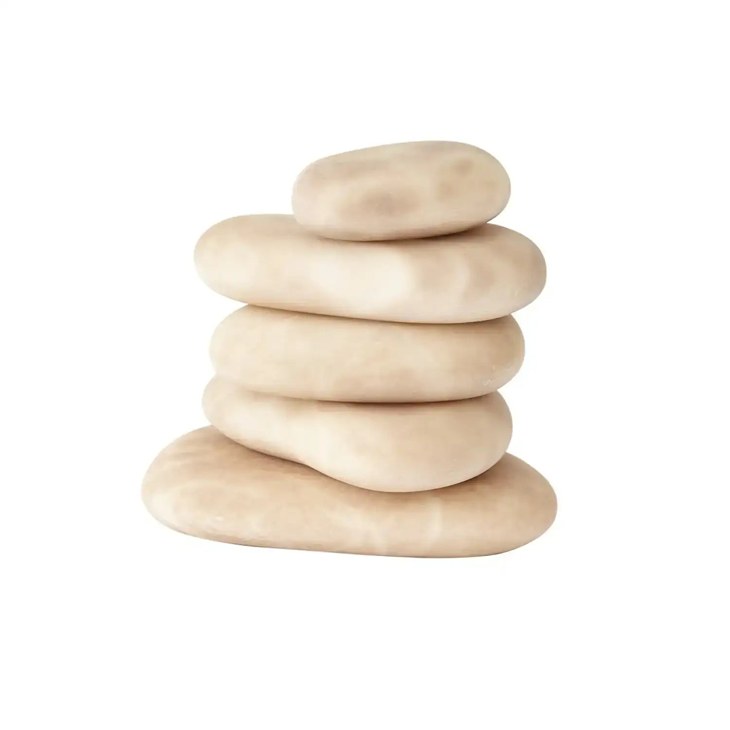 GLOBAL VIEWS S/5 ALABASTER RIVER ROCKS - Decorative Accents