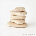 GLOBAL VIEWS S/5 ALABASTER RIVER ROCKS - Decorative Accents