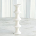 GLOBAL VIEWS RIDGE ALABASTER CANDLESTICK - DO NOT SHOW ON WEBSITE