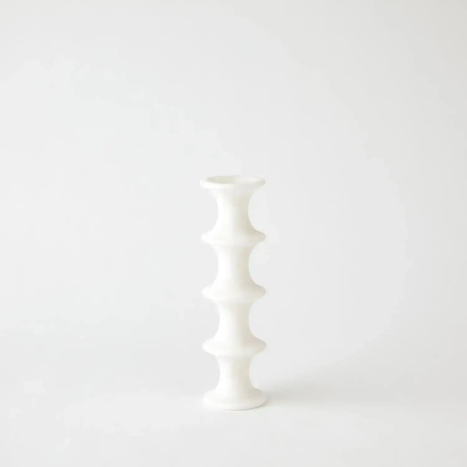 GLOBAL VIEWS RIDGE ALABASTER CANDLESTICK - DO NOT SHOW ON WEBSITE