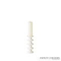 GLOBAL VIEWS RIDGE ALABASTER CANDLESTICK - DO NOT SHOW ON WEBSITE